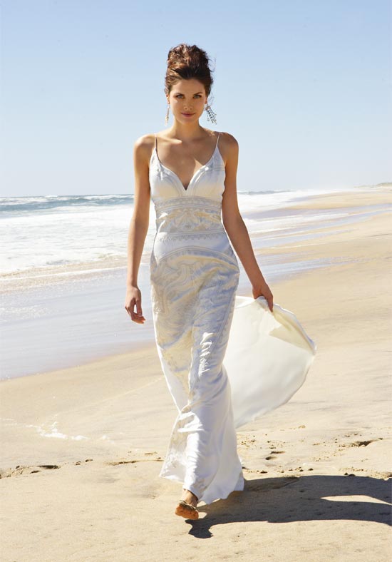 all down wedding hair casual beach bride