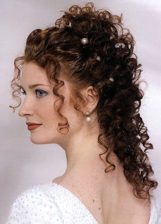 Curly Wedding Bridal Hairstyles - My Bride Hairs