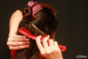 Preparing your hair for the extensions