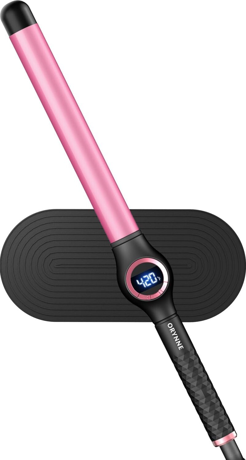 ORYNNE 1 inch curling wand for bridal waves and soft curls